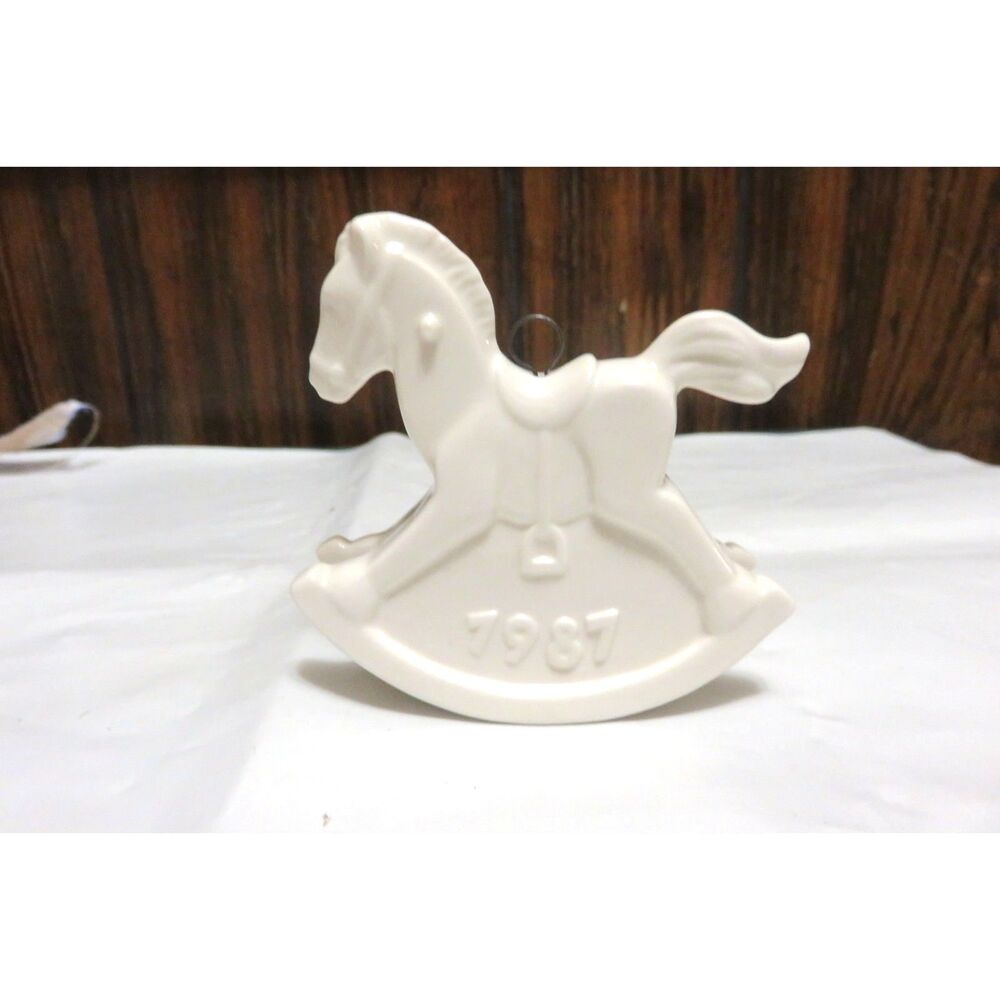 Goebel 1987 Tenth Edition Annual Ornament Rocking Horse